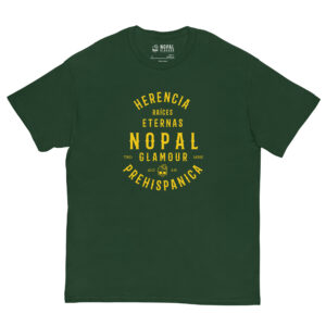 Playera Verde Nopal Glamour Emblema