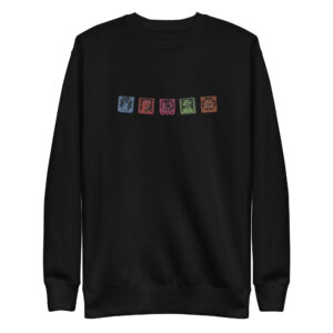 Sudadera Papel Picado Bordado